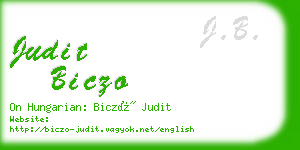 judit biczo business card